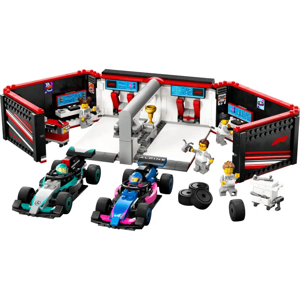LEGO® City: F1®-es garázs, Mercedes-AMG és Alpine autók (60444) kép 2