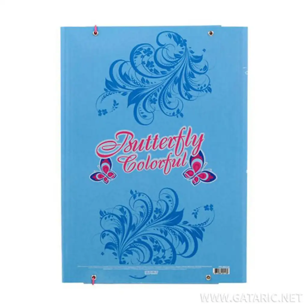 Spirit: Pillangós gumis mappa A/4-es méretben kép 2