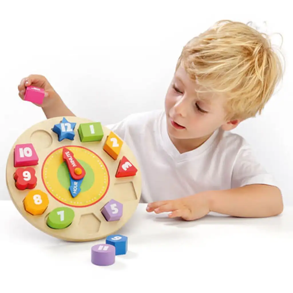 Molto: Nature Oh! Clock formaillesztő óra fa játék kép 3