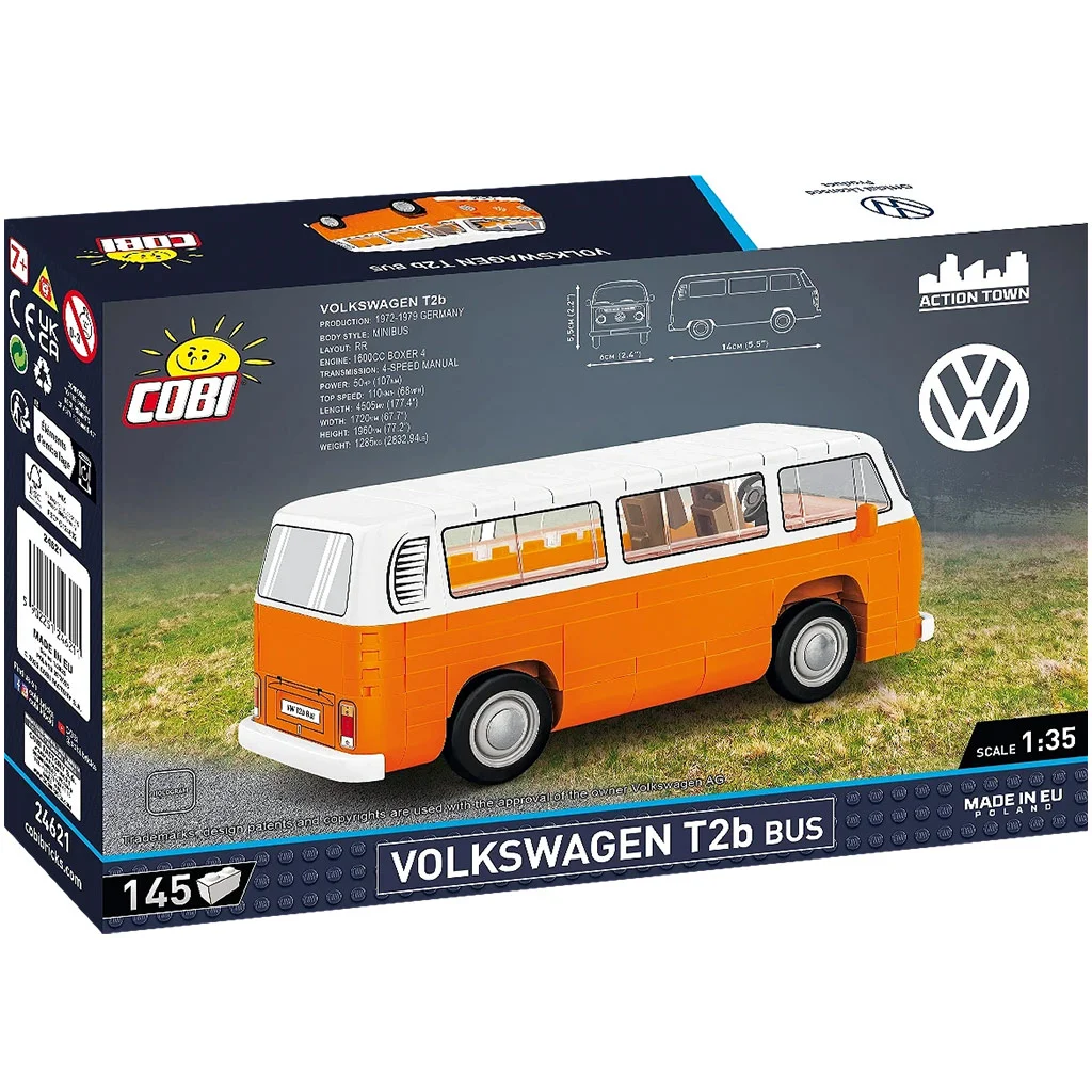 COBI: Volkswagen T2b busz építőjáték (24621) kép 3