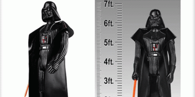 Életnagyságú Darth Wader figura a Gentle Giant-től