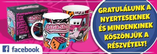Facebook JátékShop bögre nyereményjáték