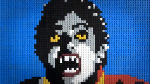 Michael Jackson ikonikus Thrillere Lego-ból