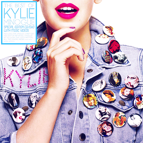 Bandai Badge It! az új Kylie Minogue album borítóján