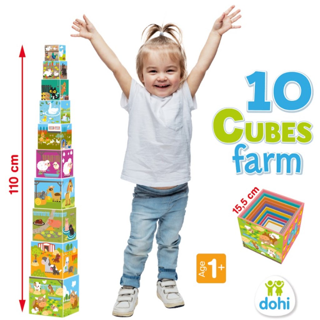10 Cube Kockarakosgató játék - Farm kép 2