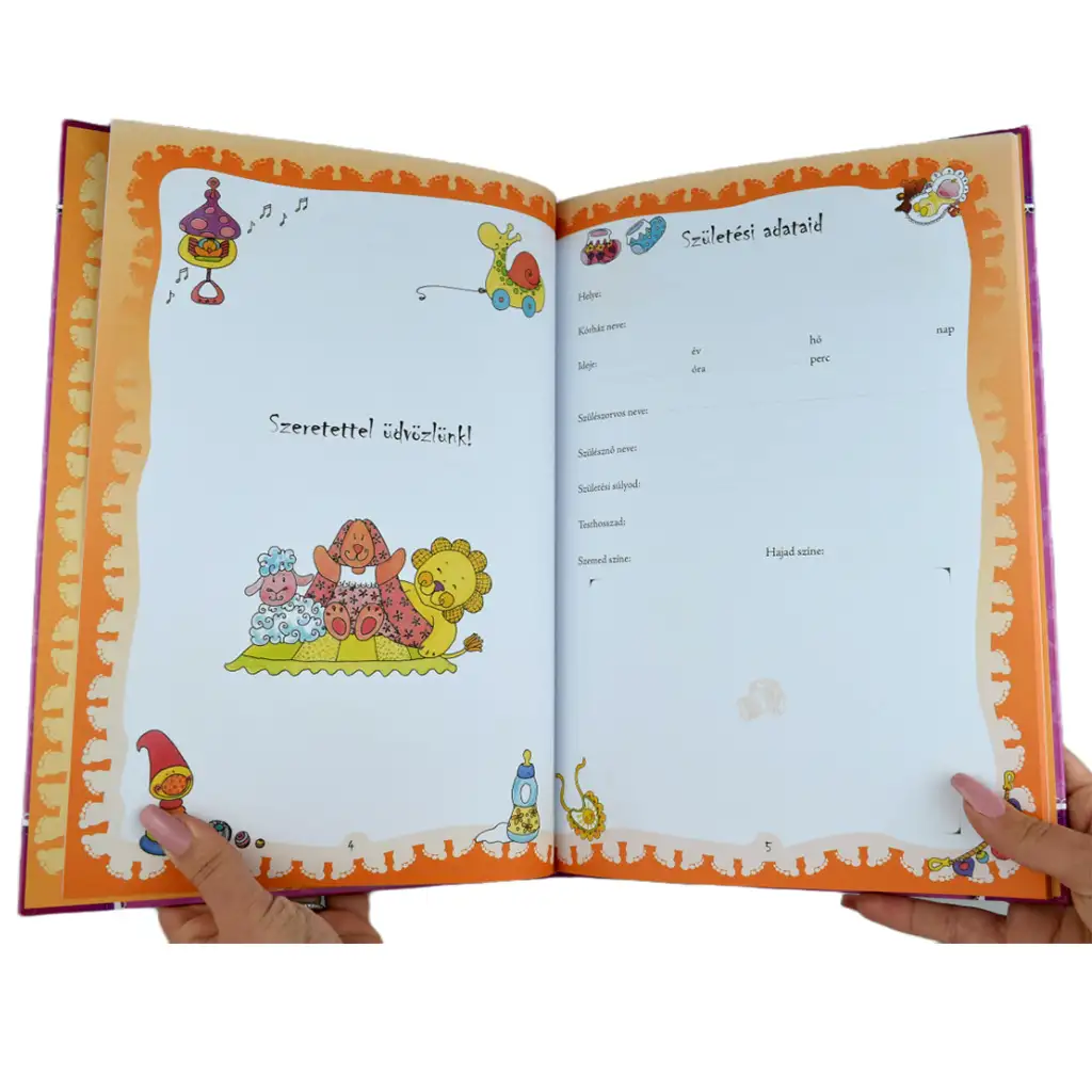 Lányos babanapló kép 4