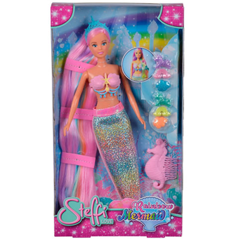 Steffi Love: Szivárvány sellő baba - Simba Toys