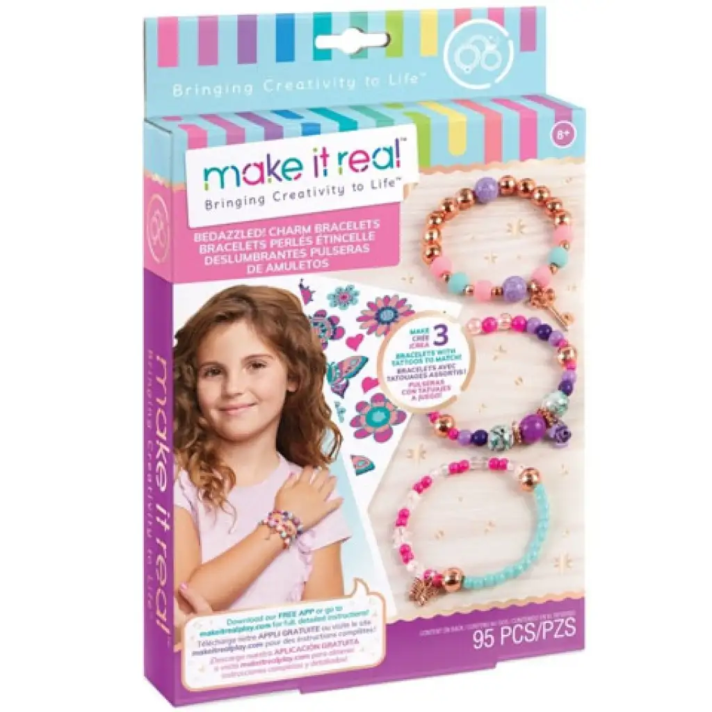 Make it Real: Bájos karkötő készítő szett - Virágzó kreativitás