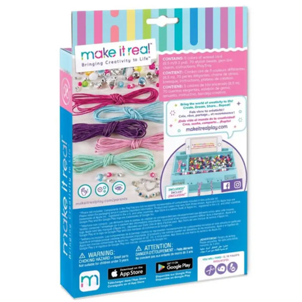 Make it Real: Bájos karkötő készítő szett - Zsinórfonás kép 2