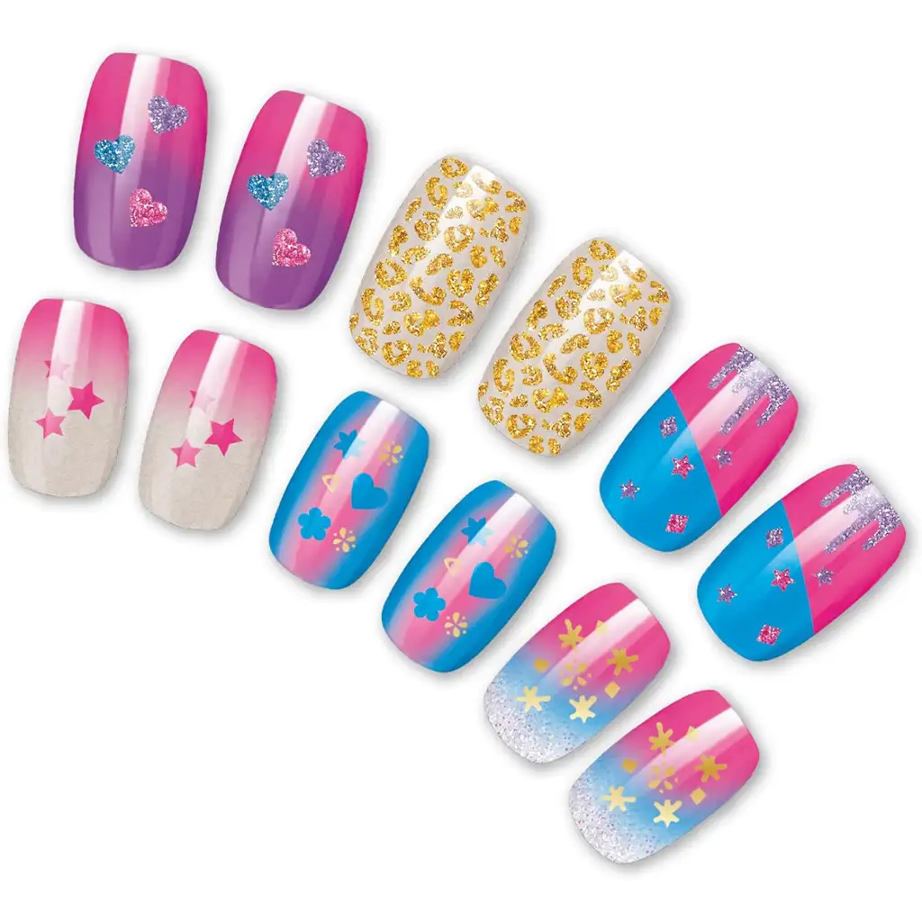 Cra-Z-Art: Shimmer and Sparkle - Glitter & Shimmer festékszórós köröm stúdió szett kép 5