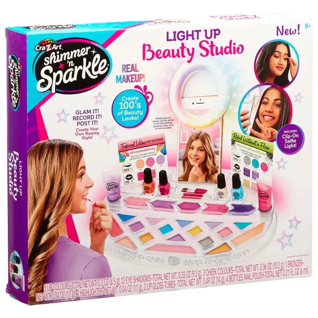 Cra-Z-Art: Shimmer and Sparkle - Szépségszalon sminkszett körömlakkal kép 5