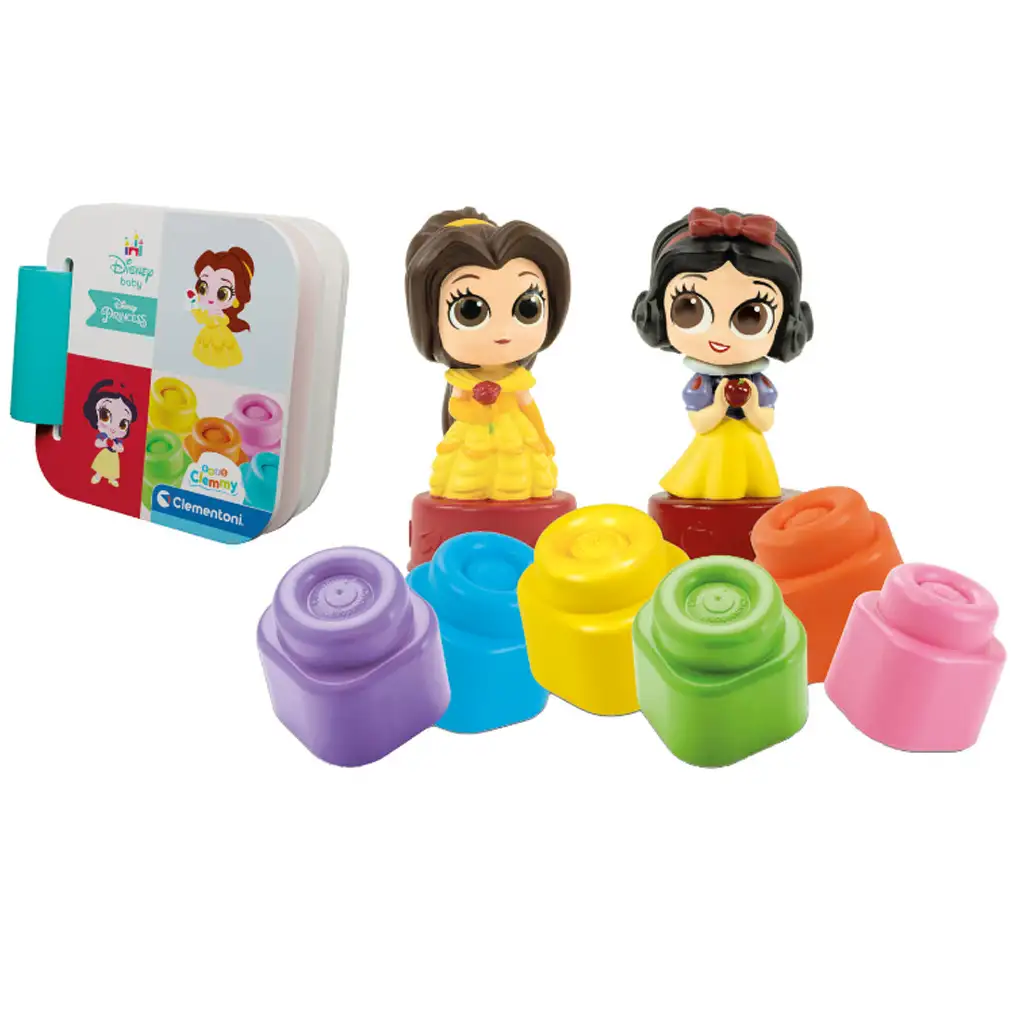 Clemmy: Disney Princess puha építőkockák fejlesztőjáték - Clementoni kép 4