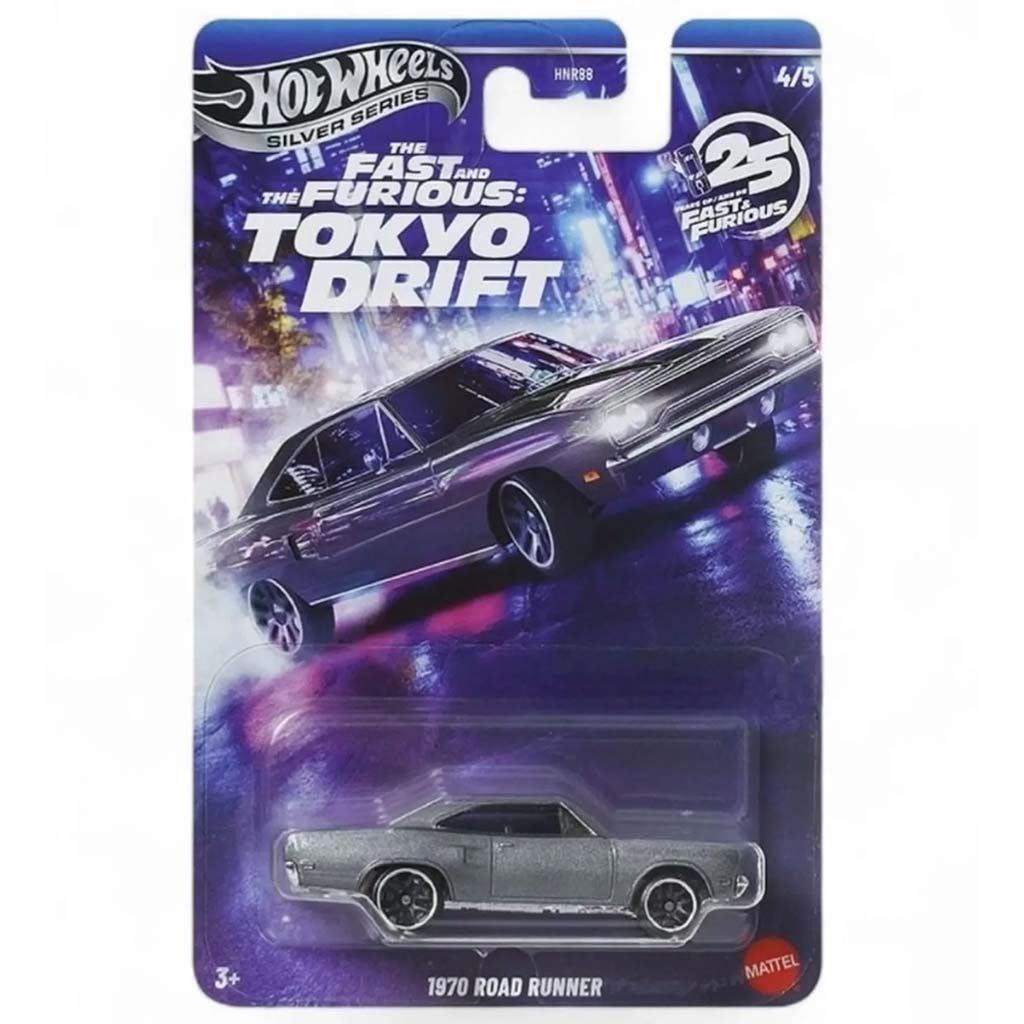 Hot Wheels: Halálos iramban 1970 Road Runner kisautó 1/64 - Mattel