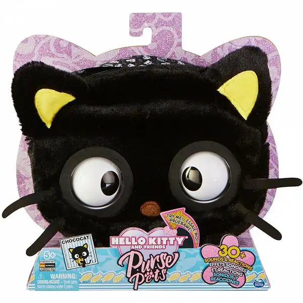 Purse Pets: Hello Kitty Chococat interaktív táska - Spin Master kép 1