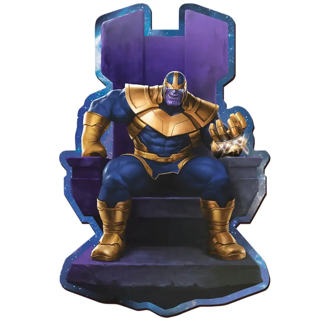 Wood Craft: Marvel Bosszúállók - Thanos a trónon 160 db-os prémium fa puzzle - Trefl kép 2
