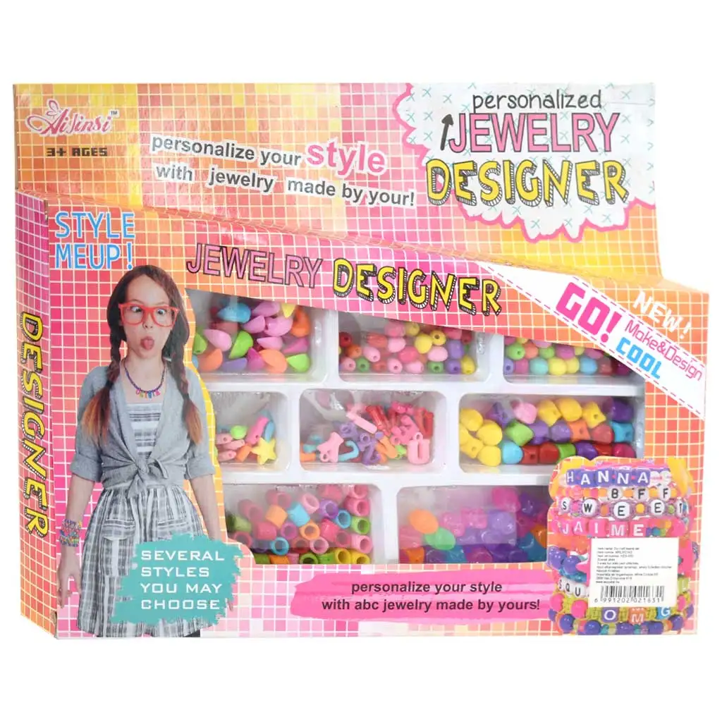 Style Me Up! Kreatív karkötő és nyaklánc készítő szett színes gyöngyökkel