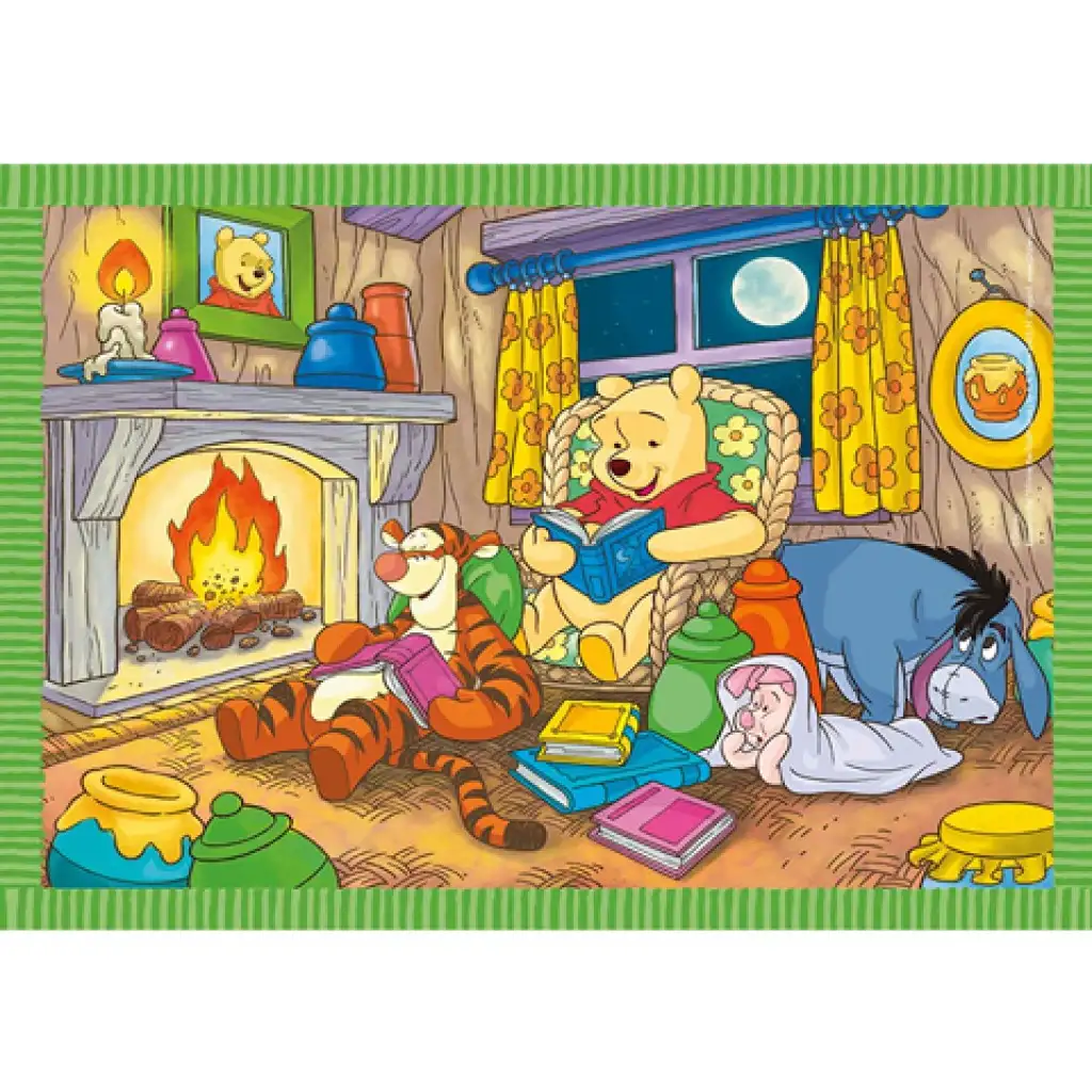 Micimackó 4 az 1-ben puzzle - Clementoni kép 5