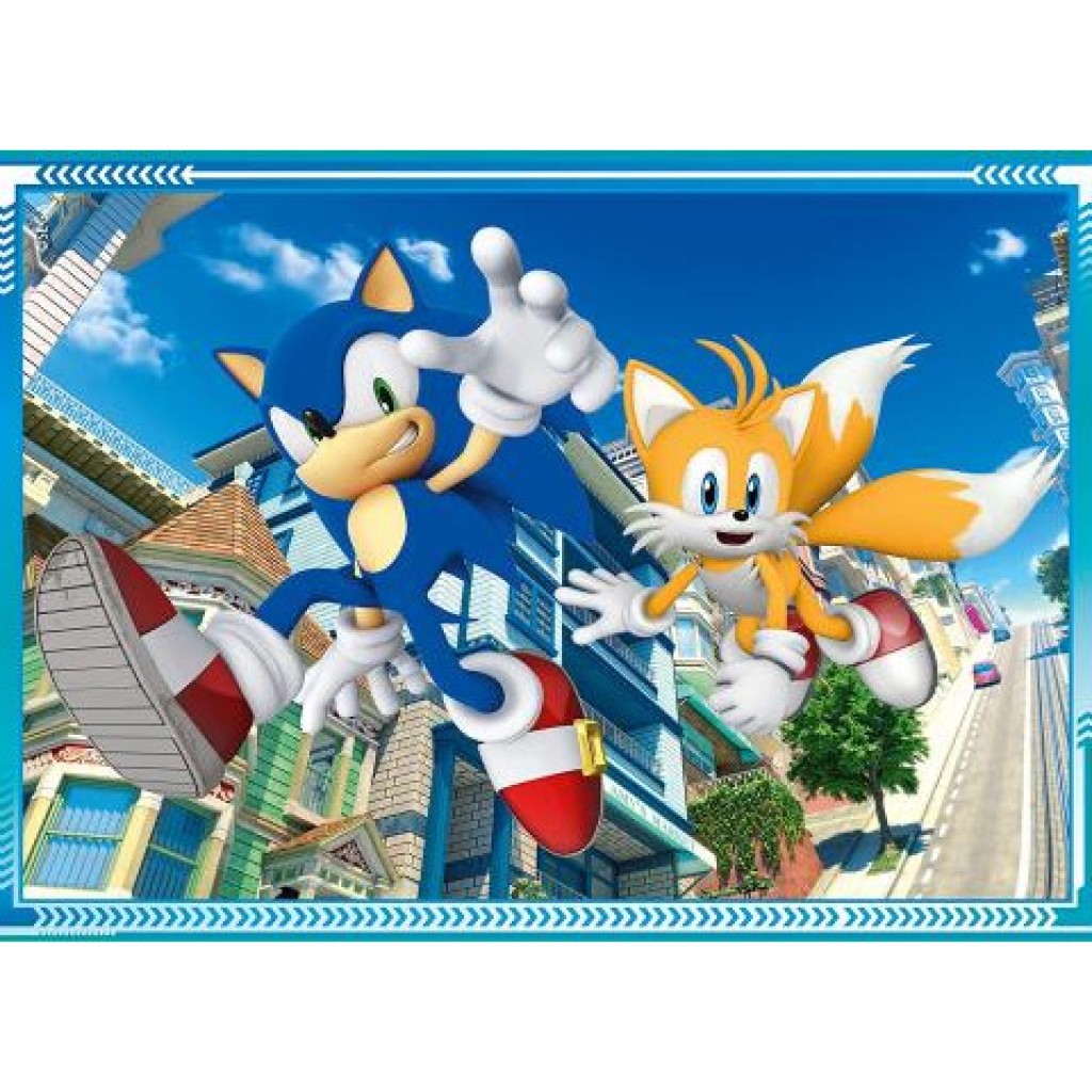 Sonic 4 az 1-ben puzzle - Clementoni kép 3