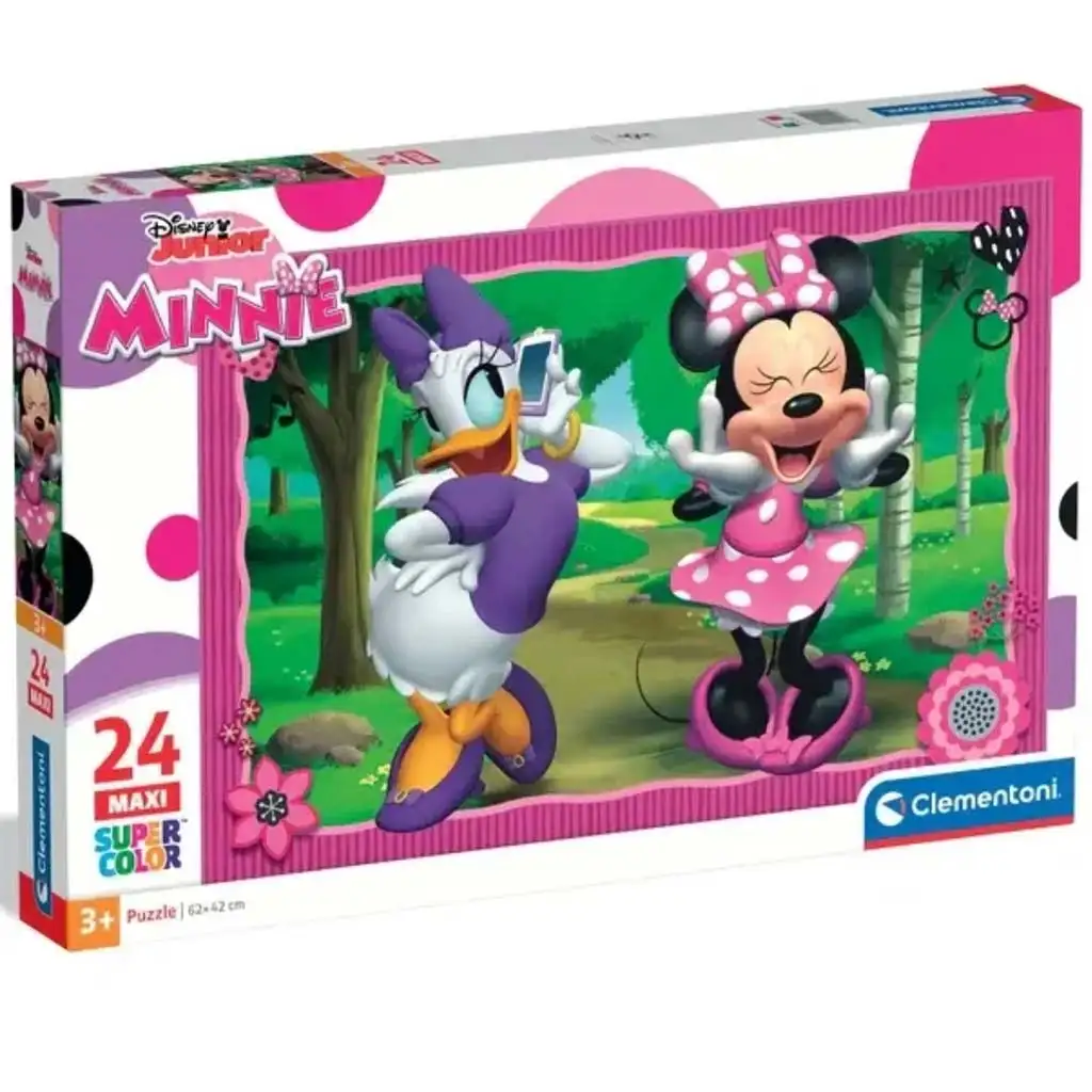 Disney Minnie egér 24 db-os maxi supercolor puzzle - Clementoni