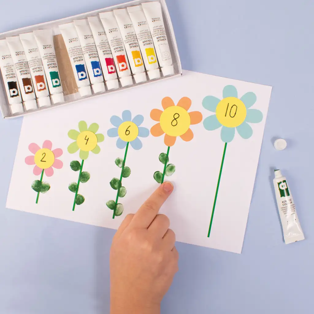 PlayBox: 12 db-os tubusos akril festék szett kép 2