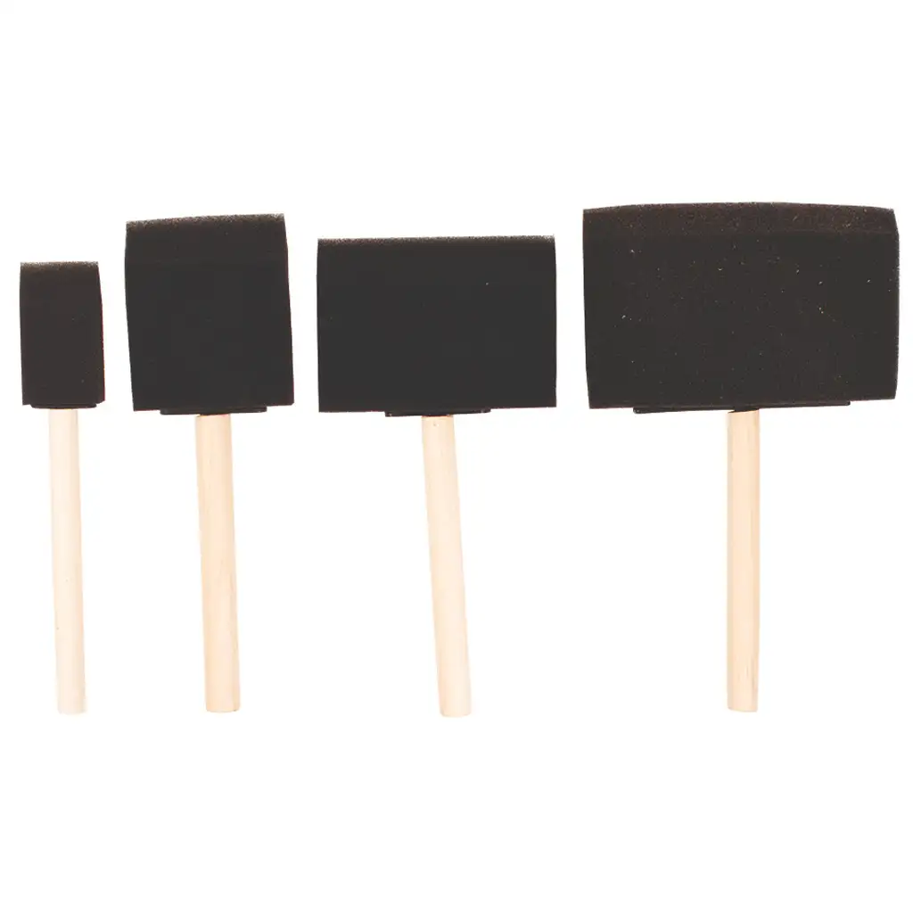 PlayBox: Szivacsos ecset szett többféle méretben 4 db-os