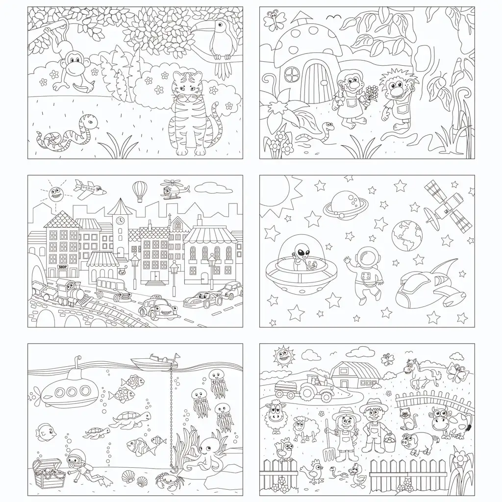 PlayBox: Színezhető tányéralátét szett kép 2