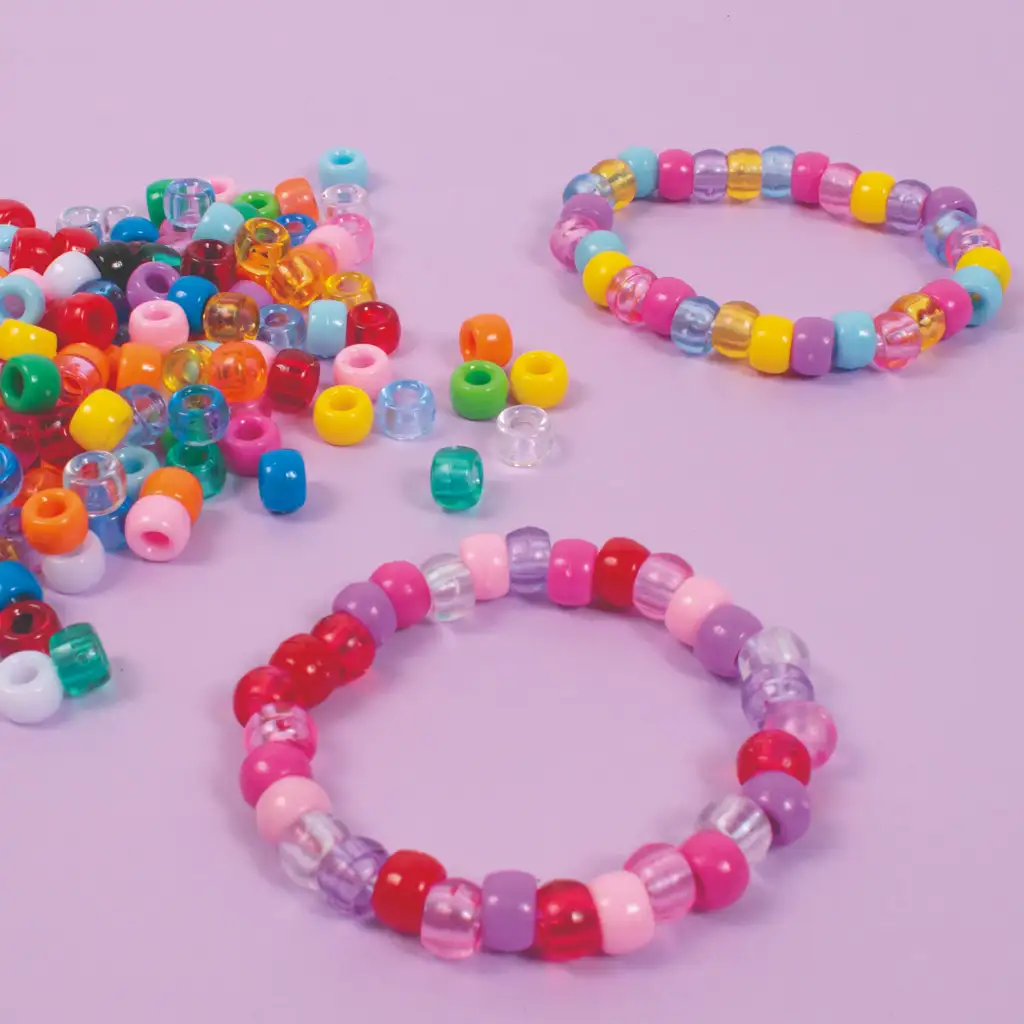 PlayBox: Átlátszó és színes gyöngy szett 1200 db-os kép 2