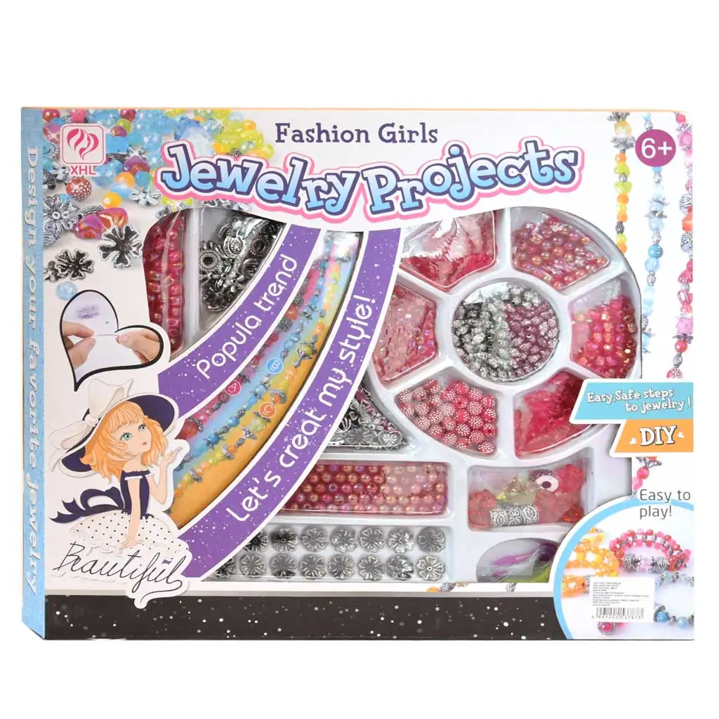 Jewelry Projects: DIY nagy karácsonyi ékszerkészítő szett pirosas színekkel 200+ gyönggyel