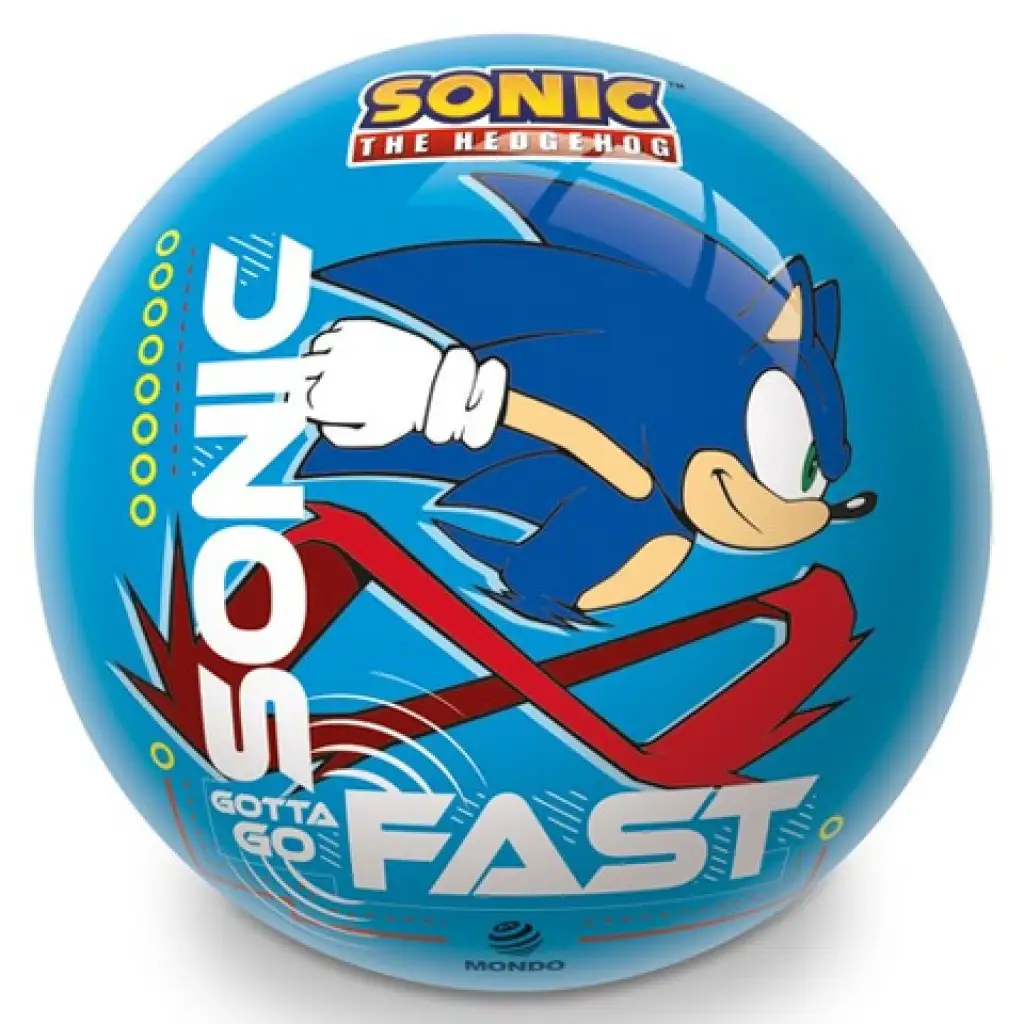 Sonic kék BioBall gumilabda 23cm - Mondo Toys kép 1
