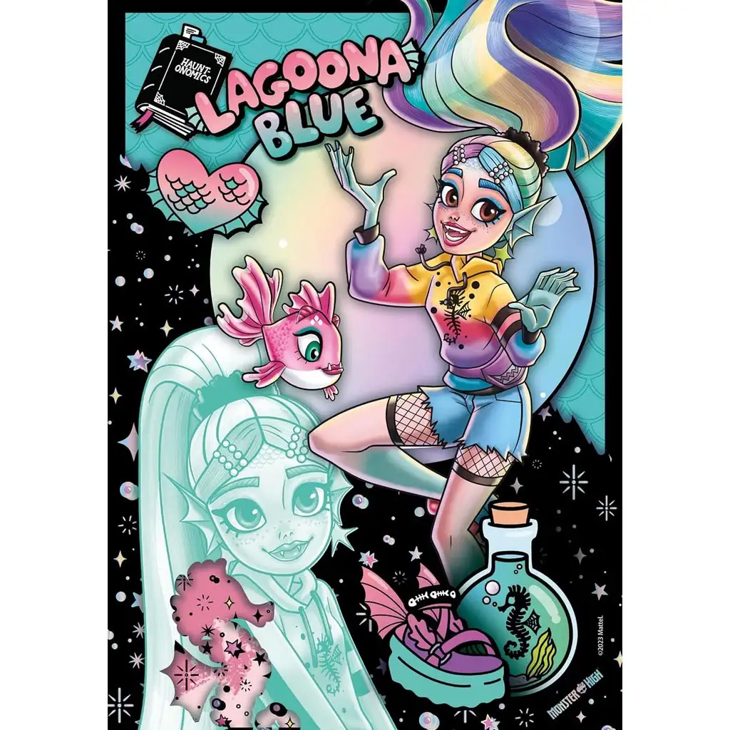 Monster High Lagoona Blue 150 db-os puzzle - Clementoni kép 3