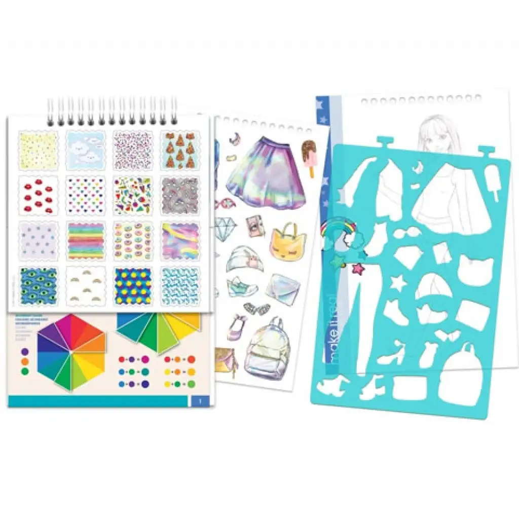 Make it Real: Divattervezői vázlatfüzet kiegészítőkkel - Modern ruhák kép 4