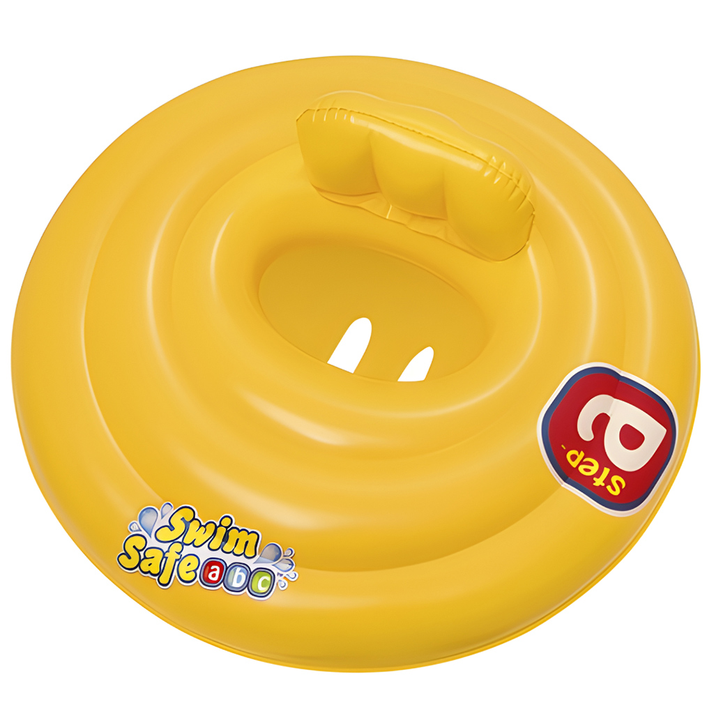 Bestway: Swim Safe - Háromgyűrűs beülős baba úszógumi 69cm kép 1