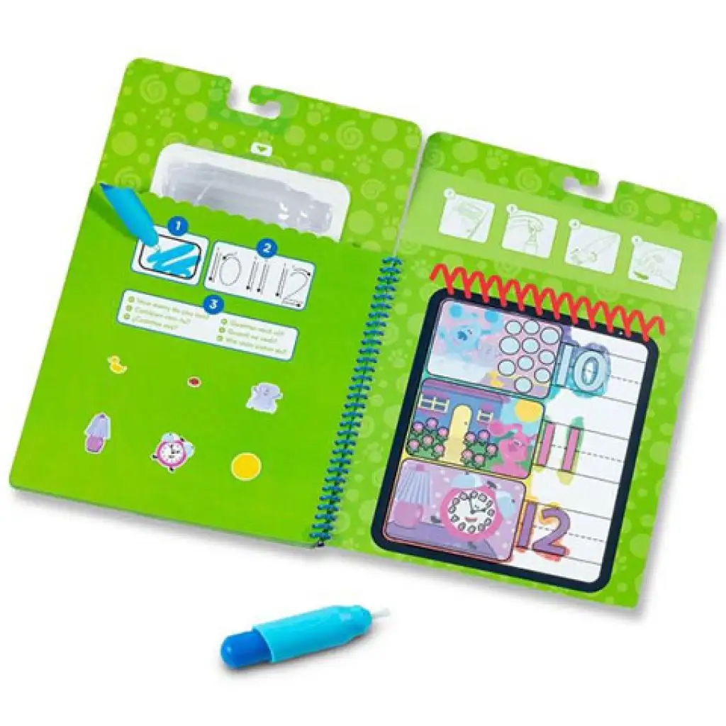 Melissa & Doug: Azúrkék számolás rajzolás vízzel kreatív játék kép 3