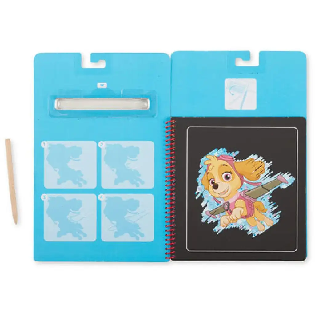 Melissa & Doug: Mancs őrjárat Skye képkarc kreatív játék kép 2