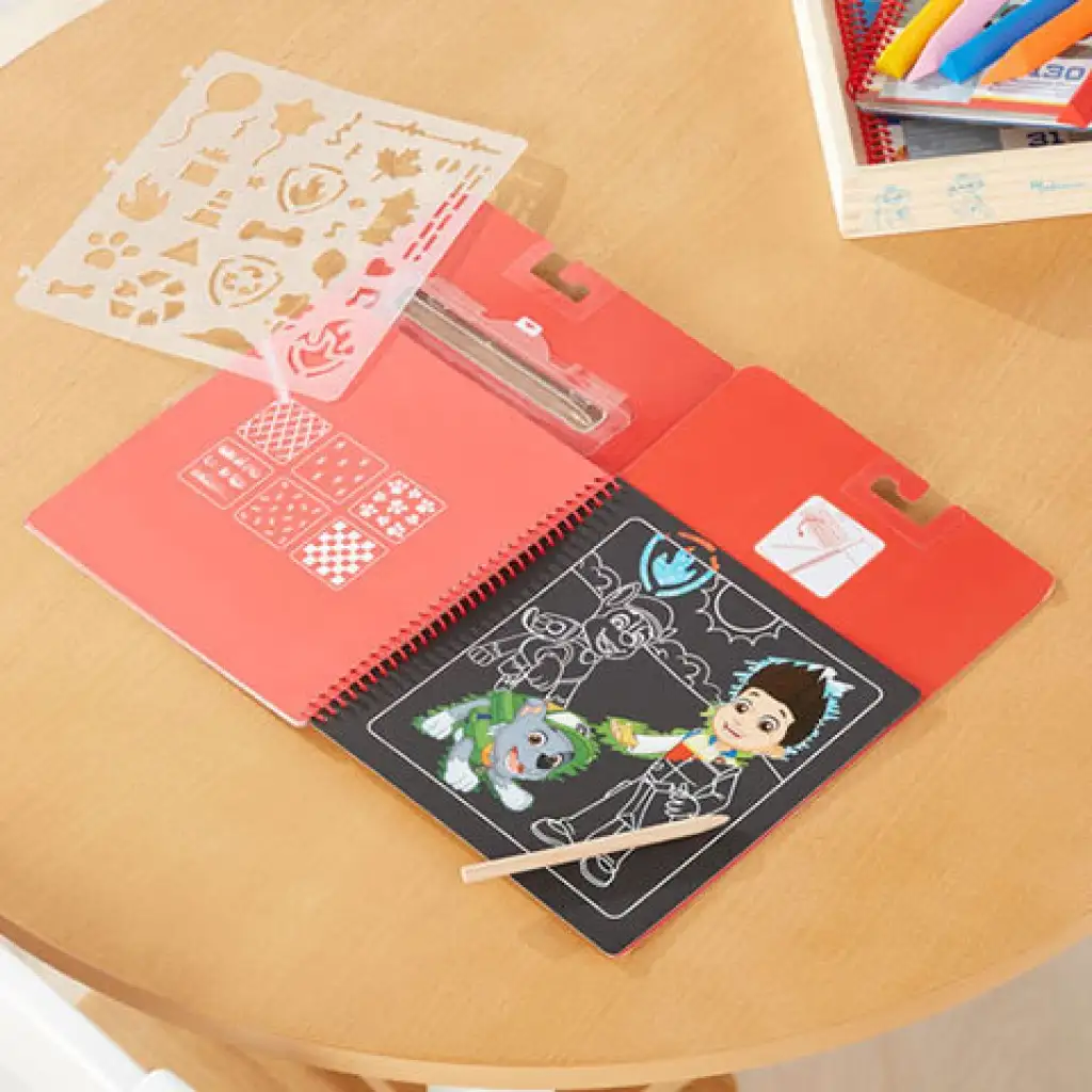 Melissa & Doug: Mancs őrjárat Marshall képkarc kreatív játék kép 3