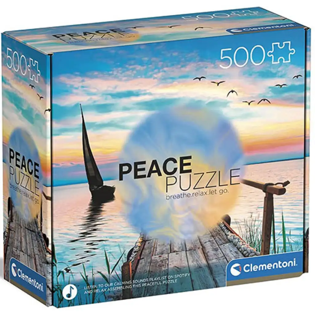 Peace Puzzle: Békés szellő 500db-os puzzle - Clementoni