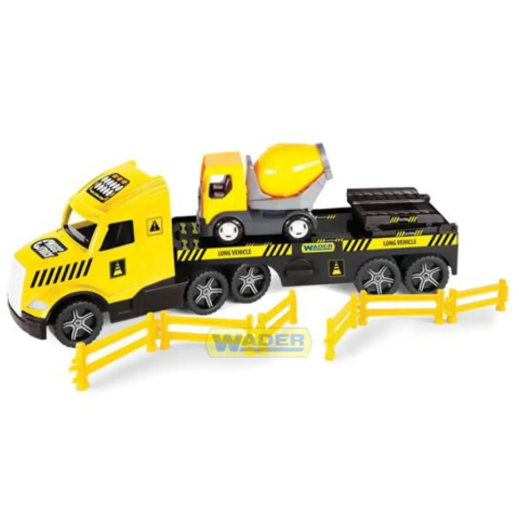 Magic Truck Technic mixer kamion betonkeverővel 79cm - Wader kép 2