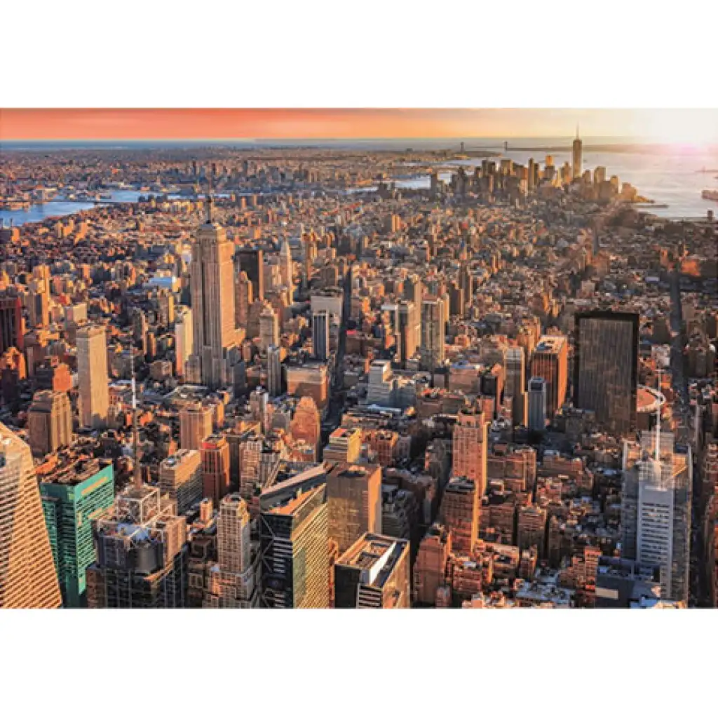 New York City naplemente HQC puzzle 1000db-os - Clementoni kép 2