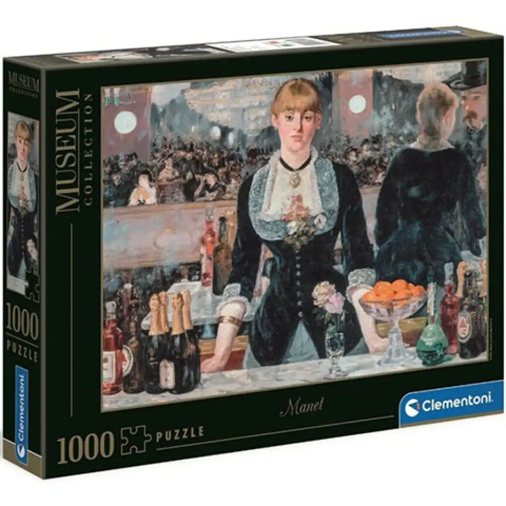 Manet: Egy Bár A Folie Bergeren Múzeum HQC puzzle 1000db-os - Clementoni