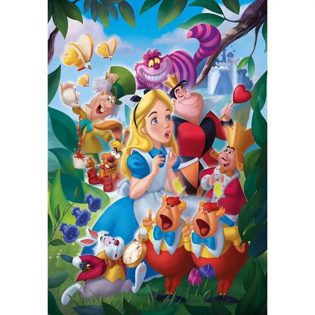 Disney: Alíz csodaországban 1000 db-os puzzle - Clementoni kép 2