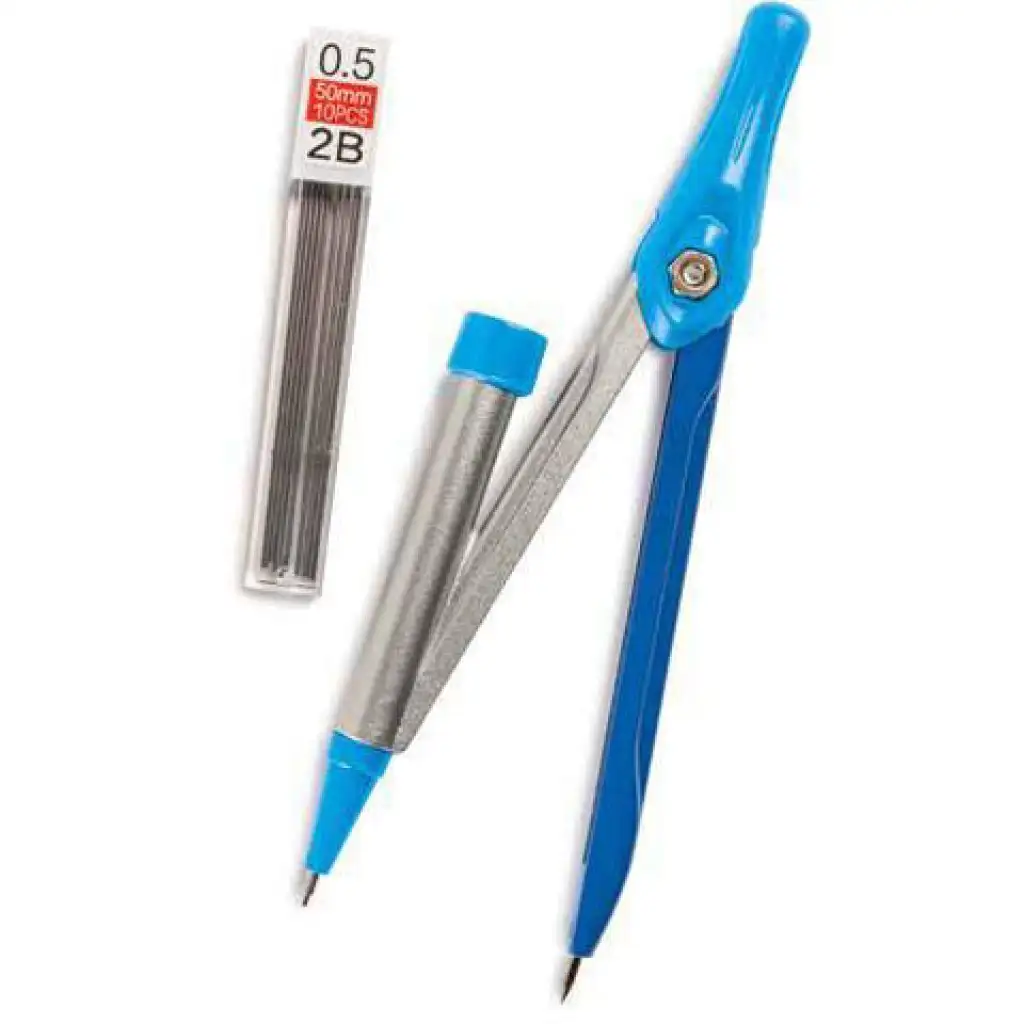 Körző szett mechanikus ceruza heggyel - Carioca kép 2