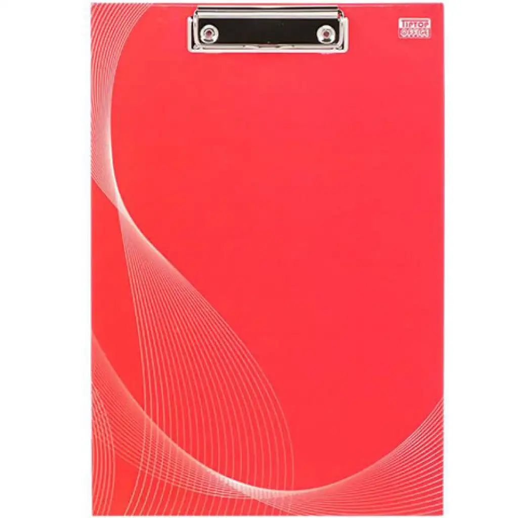 Spirit: Abstract csíptetős felírótábla A4 piros