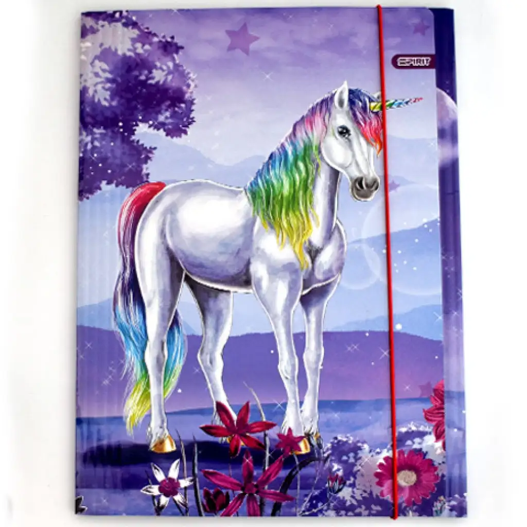 Spirit: Magical Dream unikornis mintás gumis mappa A/4-es méretben kép 1