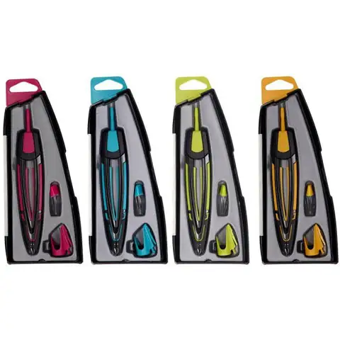 Spirit: Rainbow színes 5db-os körzőszett dobozban