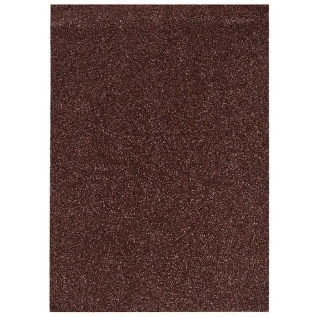 Spirit: Csillámos dekorációs habszivacs lap barna színben A/4 1db