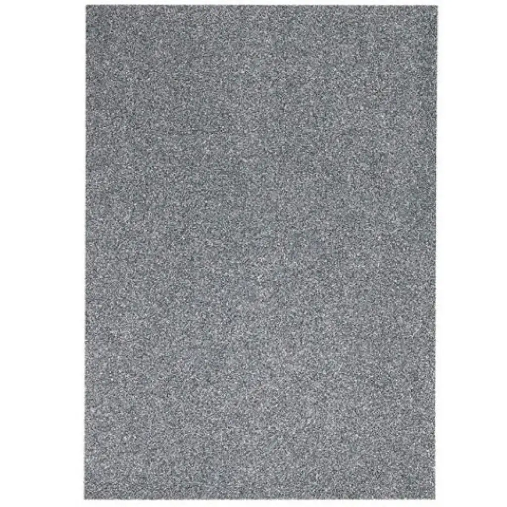 Spirit: Öntapadós csillámos dekorációs habszivacs lap sötétszürke színben A/4 1db