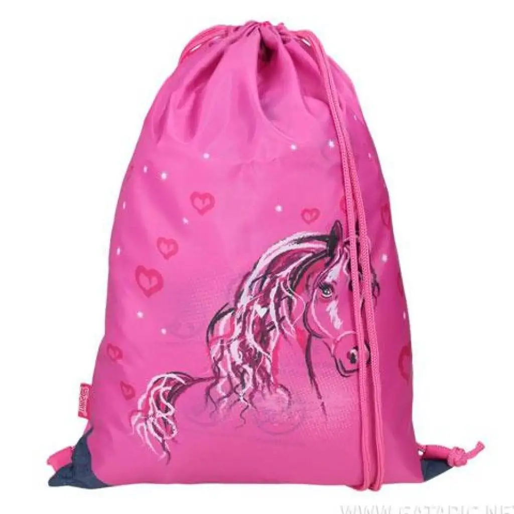 Spirit: Lovas 3D mintás ergonomikus 5db-os iskolatáska szett LED-es világítással 34x22x41cm kép 7