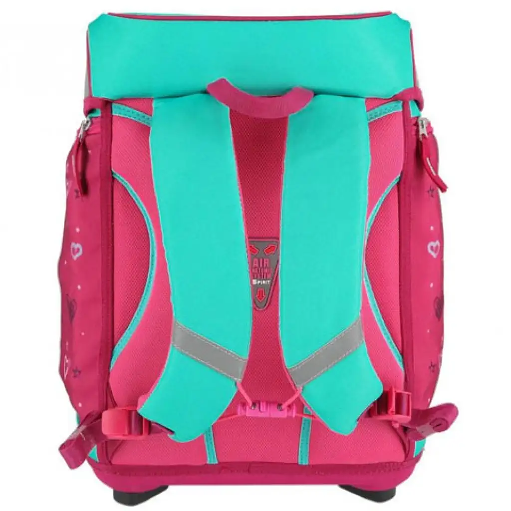 Spirit: Lovas kék-pink 5db-os iskolatáska szett kiegészítőkkel LED fénnyel kép 3