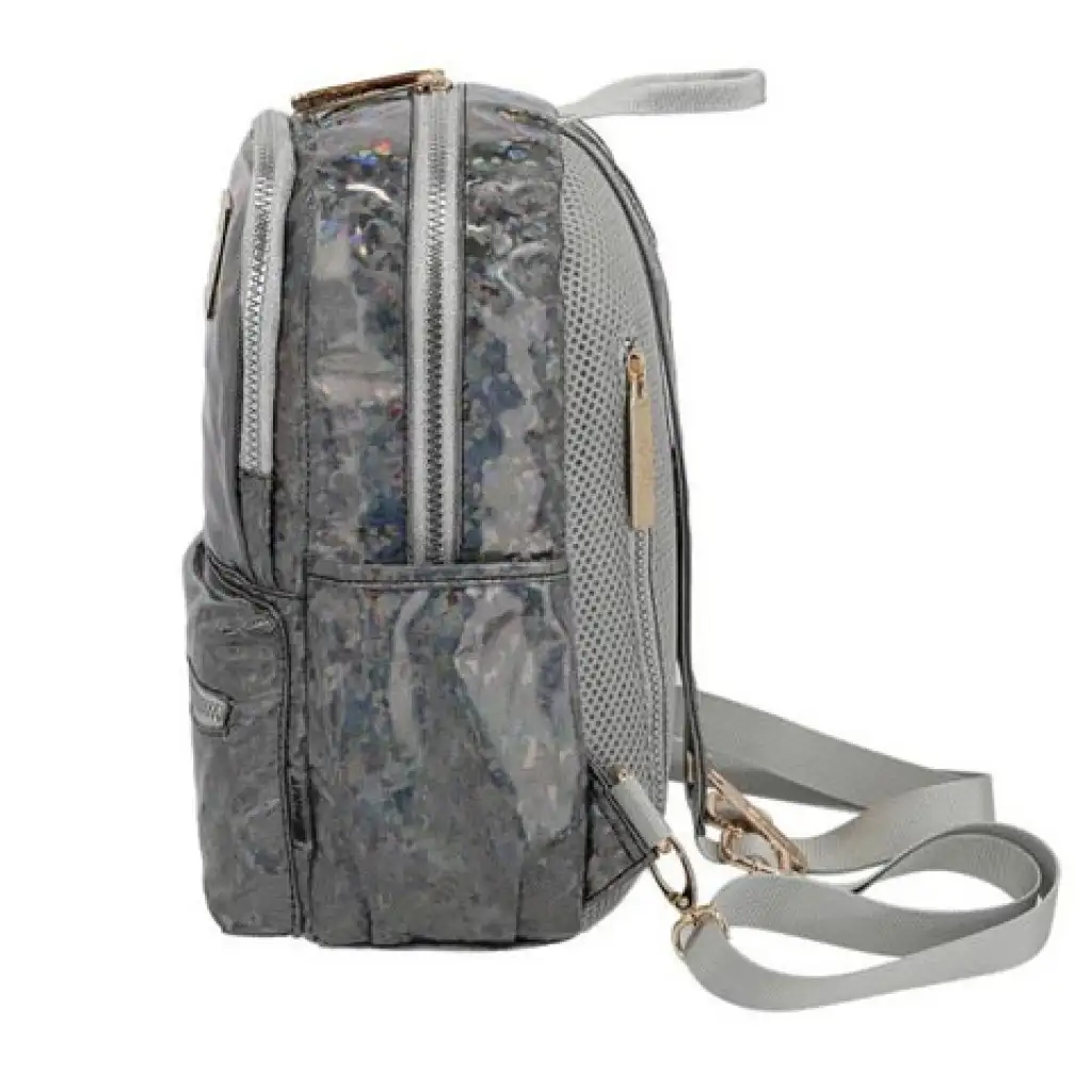 Spirit: Lizzy 01 sötétszürke lekerekített iskolatáska, hátizsák kép 2