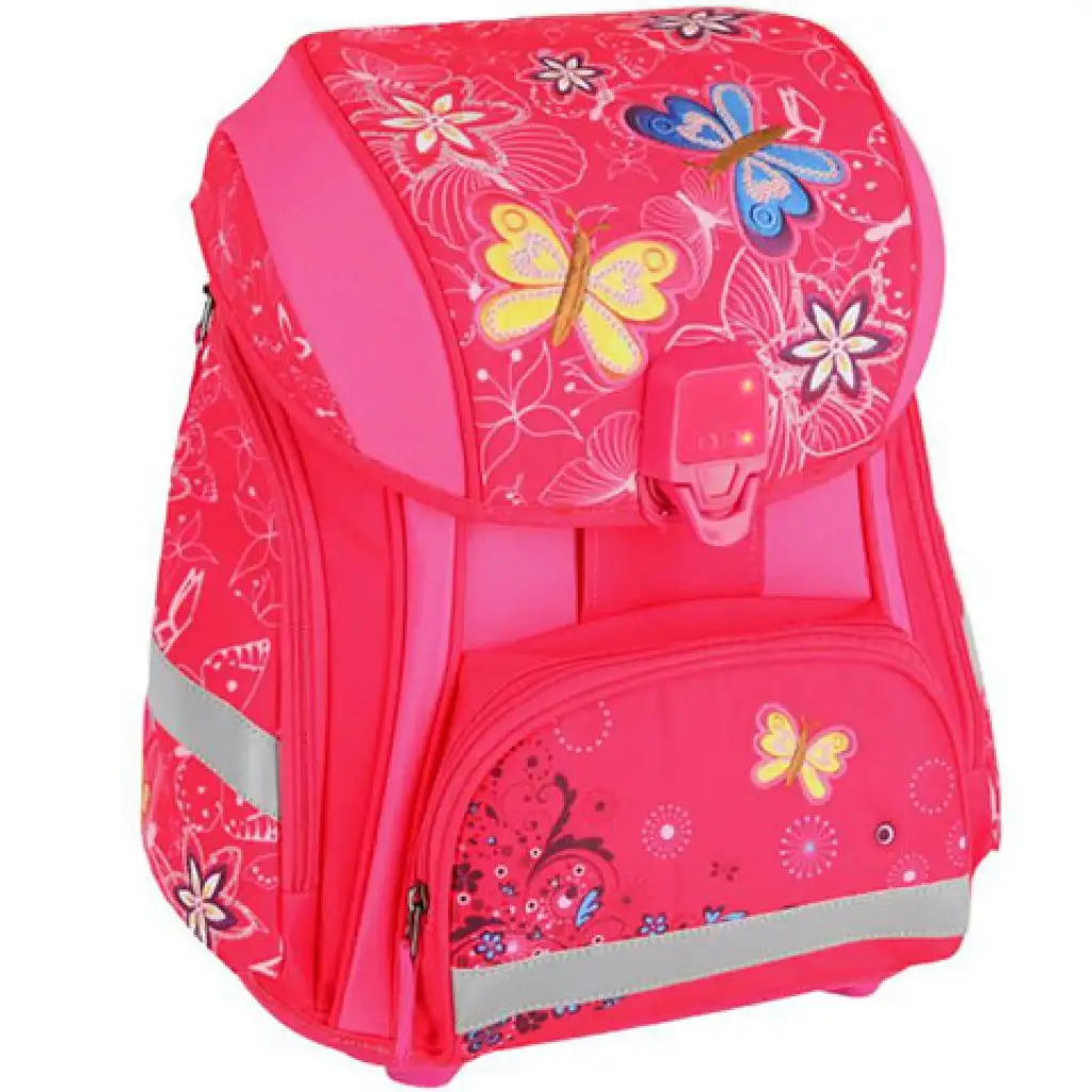Spirit: Butterfly mintás, LED-es iskolatáska, hátizsák 5db-os szett kép 2